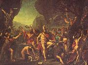 Jacques-Louis David Leonidas at Thermopylae oil on canvas